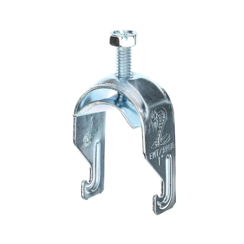 Thomas & Betts CPC100 Silver Galvanized/Electrogalvanized Steel 1-Piece Cable And Pipe Clamp 1-Inch EMT/Rigid Superstrut® Cobra® Instant Buy