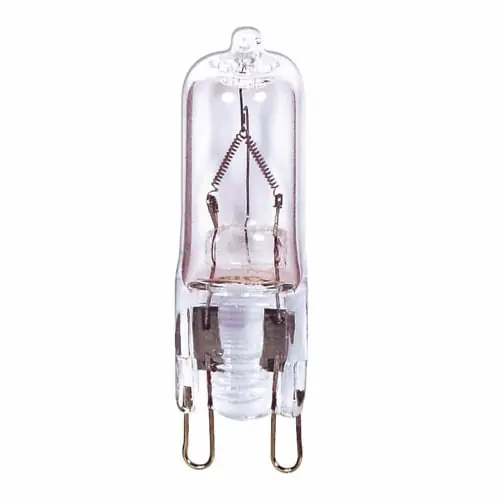Brand New Satco S4616 Dimmable T4 Halogen Lamp 50-Watt G9 Double Loop Base 380-Lumens 2900K Warm White