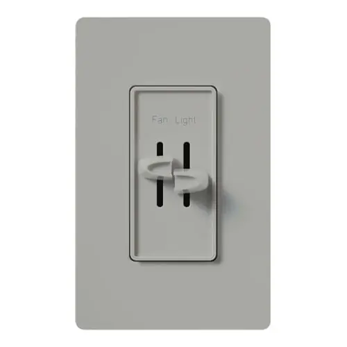 Best Seller Lutron S2-LFSQ-GR 120-Volt AC Dual Slide-To-Off Fan/Light Control Gray Skylark®