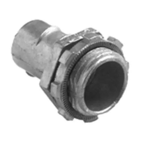 Brand New Bridgeport 522-DC2 Ball Burnished Mirror Smooth Die Cast Zinc Non-Insulated Straight Connector 1-Inch