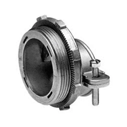 Same Day Shipping Bridgeport 683-DC2 Die Cast Zinc Large Size Feeder Cable Two Screw Round Opening Cable Connector 3/8-Inch