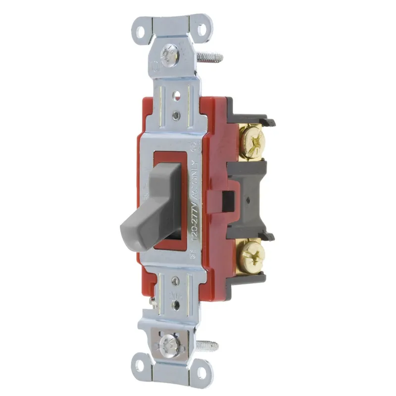 Price Cut Hubbell-Wiring 1224GY 1-Pole 120 - 277-Volt AC 20-Amp Industrial Series 4-Way Heavy-Duty Toggle Switch Gray Hubbell-Pro™