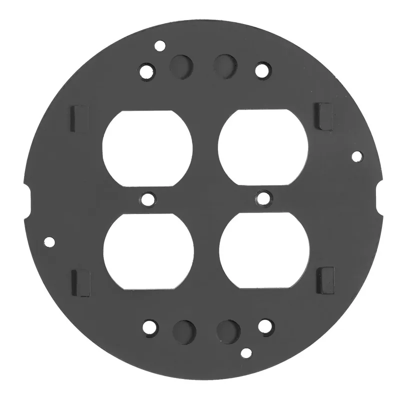 Hubbell-Wiring S1SPDU Powder Coated Cast Aluminum Sub-Plate Cover 5.36-Inch ScrubShield® SystemOne Trusted Brand
