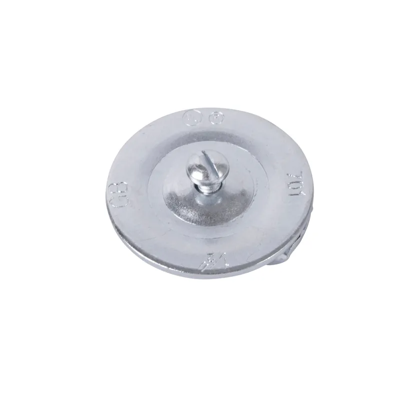 Gardner Bender KO701 Galvanized 16 Gauge Cold-Rolled Steel Bolt-On Knockout Seal 1/2-Inch Viral