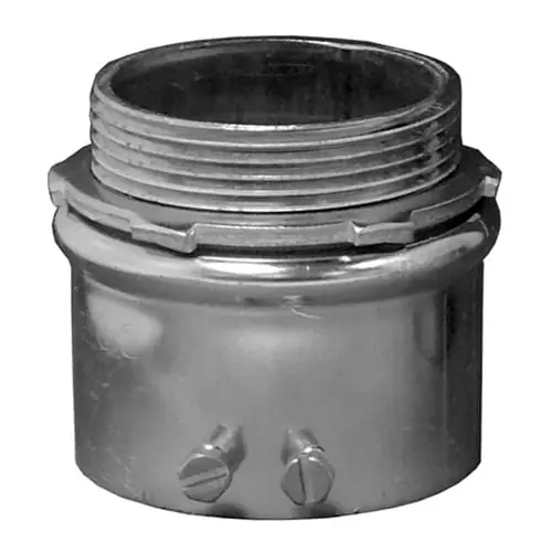 Appleton 4200ST Zinc Plated Steel Insulated EMT Set Screw Connector 2-Inch ETP® Money Back Guarantee