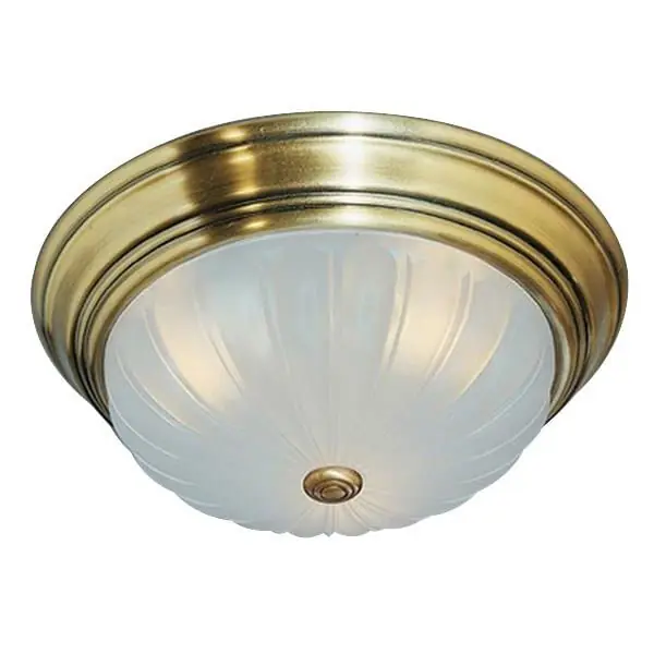 Quoizel Lighting ML182AUL 1-Light Ceiling Fixture 75/18-Watt 120-Volt Brass Top Rated
