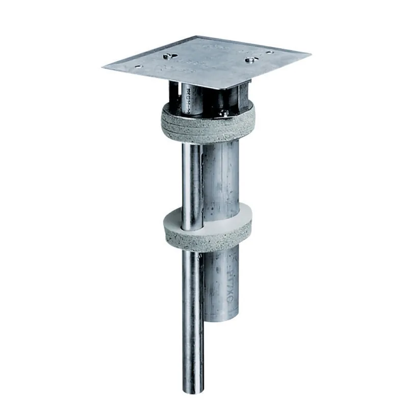 Hubbell-Wiring PT7XC Pedestal Series Through-Floor 2-Piece Fire-Rated Poke-Thru FittingBlack ScrubShield® Kellems® Free Delivery