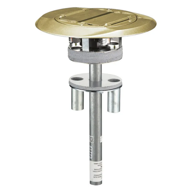 Price Drop Hubbell-Wiring S1PT4X4BRS Brass Die Cast Aluminum 1-Piece Multi Service Fire Rated 4x4 Poke Through Device SystemOne