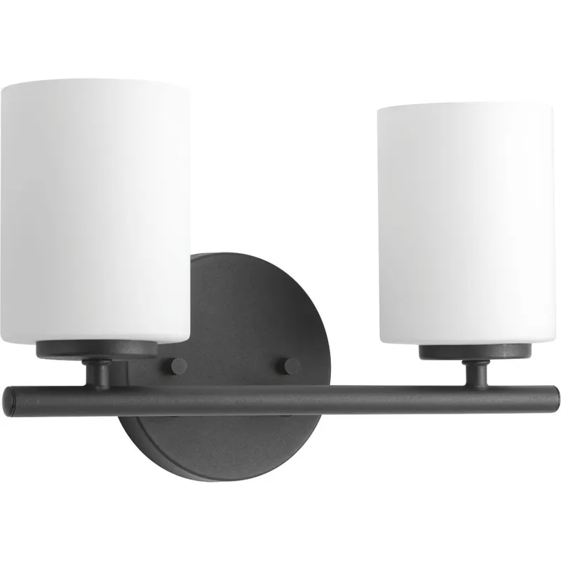 Progress Lighting P2158-31 2-Light Bath And Vanity Light 100-Watt 120-Volt Textured Black Replay Flash Sale