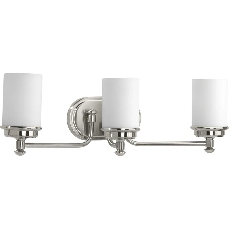 INCANDESCENT WALL MOUNT LIGHT FIXTURE PROG P300014 009 3LT 100W FX Worldwide Shipping