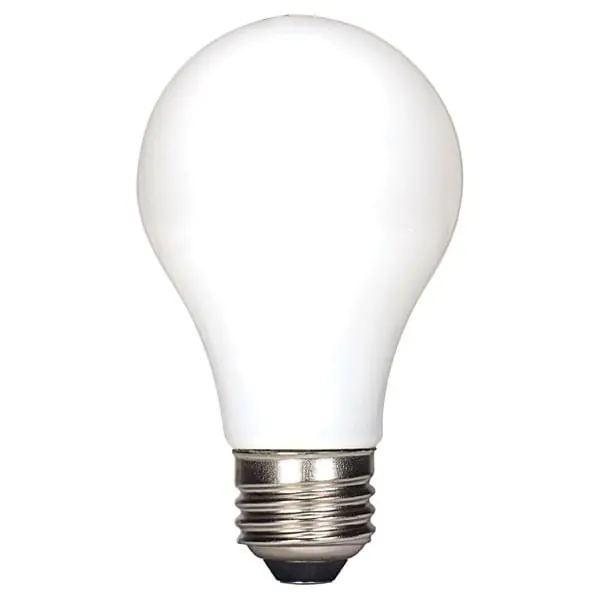 Satco S9825 Dimmable A19 LED Filament Lamp 720-Lumens 2700K 80 CRI Warm White Place Order