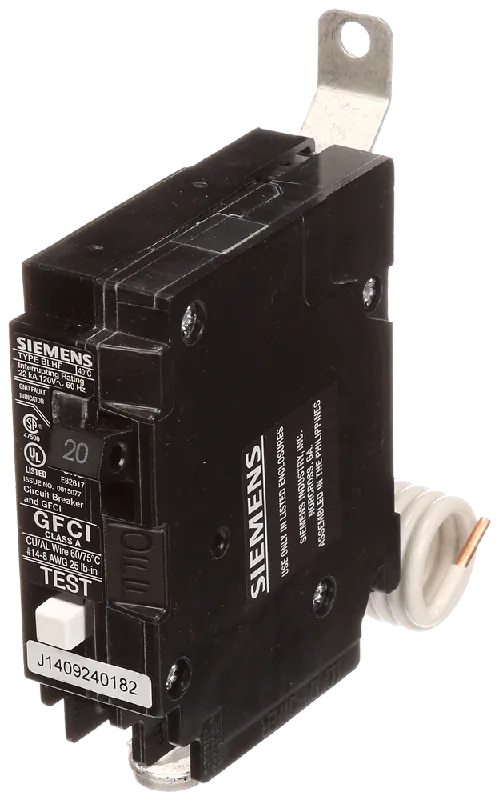 Siemens BF120A 1-Pole Type BLF Low Voltage Thermal Magnetic Molded Case GFCI Circuit Breaker 120-Volt AC 20-Amp Reduced Price