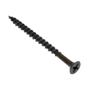 Genuine Metallics DWC4M Black Phosphate Phillips Drive Bugle Head Self-Piercing Drywall Screw #6 x 1-5/8-Inch
