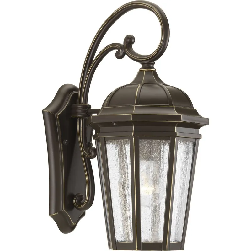 Best Seller Progress Lighting P560015-020 1-Light Wall Lantern Voltage Rating 120-Volt Antique Bronze Verdae