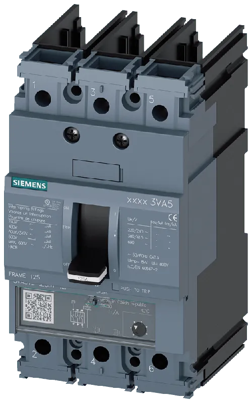 MOLDED CASE CIRCUIT BREAKER SIEM7 3VA5145 4EC31 0AA0 3P 45A CB Buy Today