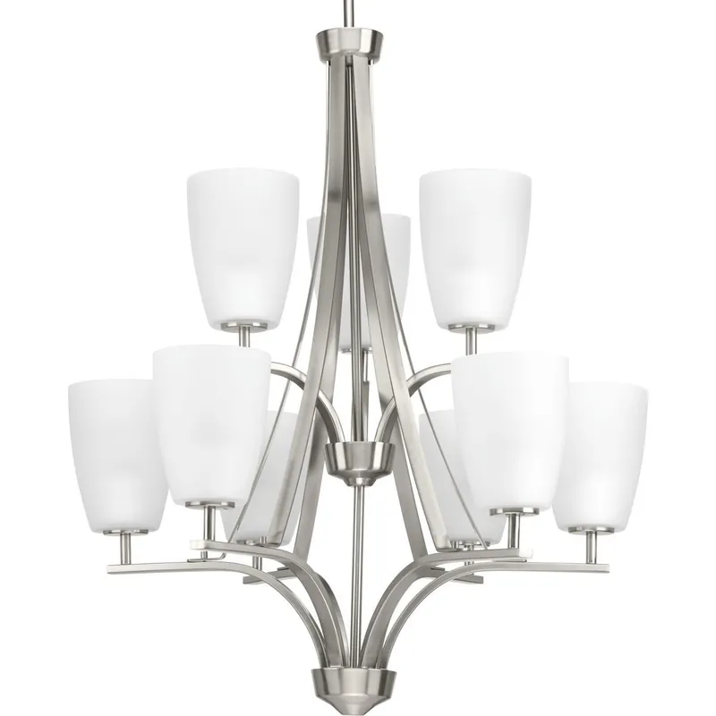 INCANDESCENT CHANDELIER PROG P400044 009 9LT 100W CHAND New Release