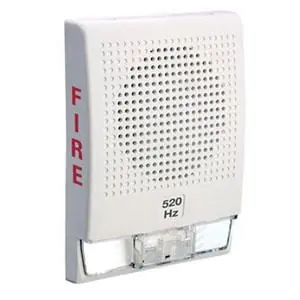Hassle-Free Returns Edwards G4LFRF-H 24-Volt DC 24 VFWR Genesis G4LF Series Low Frequency Horn 72.3 DB