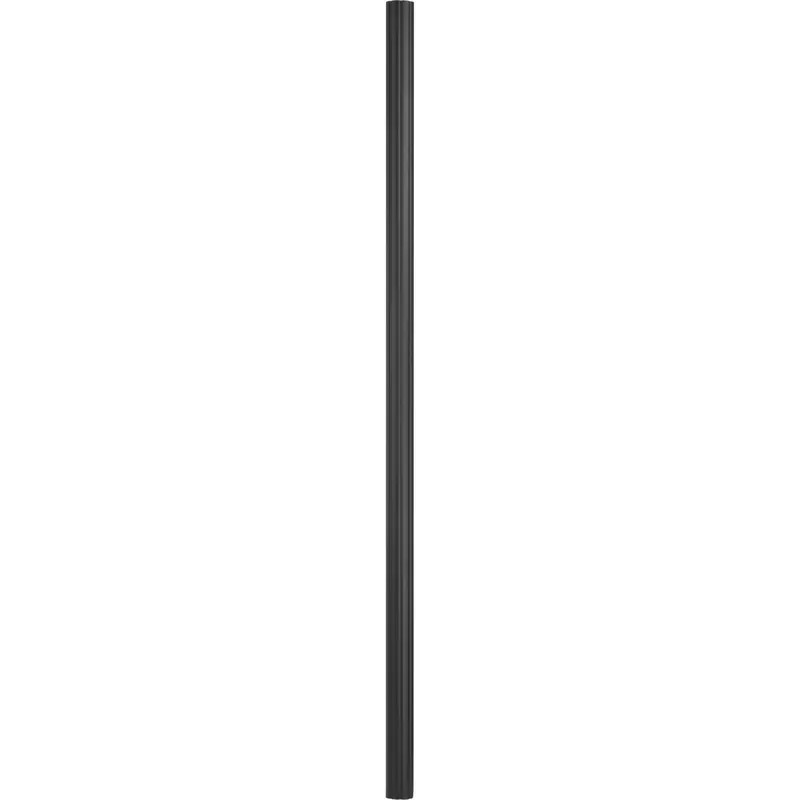 Last Chance Progress Lighting P540005-031 Outdoor Fluted Post 3-Inch x 84-Inch Black For Outdoor Address Lights Post Lights