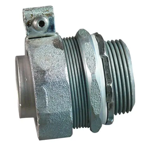 Appleton ST-250L Malleable Iron Plain Throat Straight Liquidtight Connector With Grounding Lug 2-1/2-Inch Liquidtight ST™ Worldwide Shipping