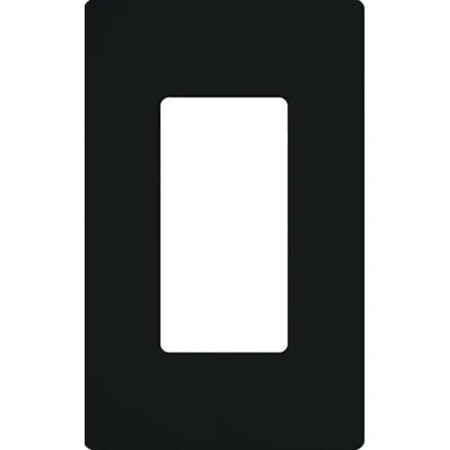 Hot Picks Lutron NT-R3-NFB-BL Thin Profile 1-Gang Wallplate Black Nova-T