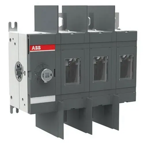 No Minimum Order Thomas & Betts OT200U03 3-Pole 1 Or 3-Phase Non-Fusible Front Operated Disconnect Switch 600/1000-Volt AC 200-Amp