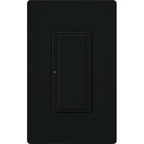 Lutron MRF2S-6ANS-BL 120-Volt AC at 50/60-Hz 6-Amp 1-Pole 3-Way Multi-Location Wireless Digital Switch Black Vive Maestro Final Sale
