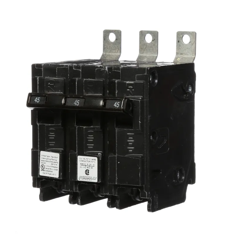 PANELBOARD CIRCUIT BREAKER SIEM5 B345H 3P 45A 120 240VAC CB Factory Price