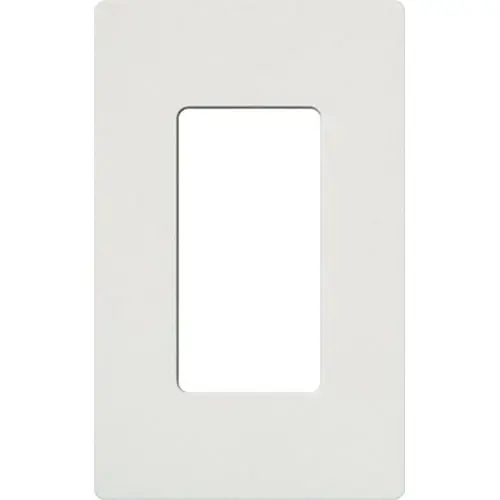 Lutron NT-R3-NFB-CLA Plastic Standard Size Decorator Wallplate 1-Gang 1-Switches/Dimmers Clear Anodized Nova-T Affordable