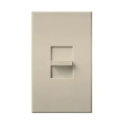 Professional Grade Lutron NTCL-250-LA 120-Volt AC at 60-Hz 1-Pole Small Control Dimmer Light Almond Nova-T