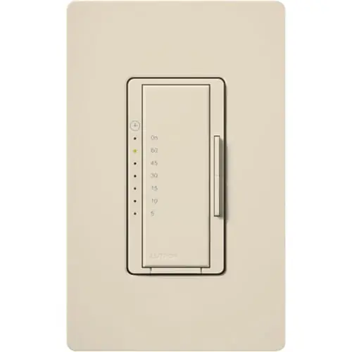 Final Sale Lutron MA-T51MN-LA 120-Volt AC at 60-Hz 1-Pole 5 - 60 min Multi-Location Countdown Timer Control Switch Maestro