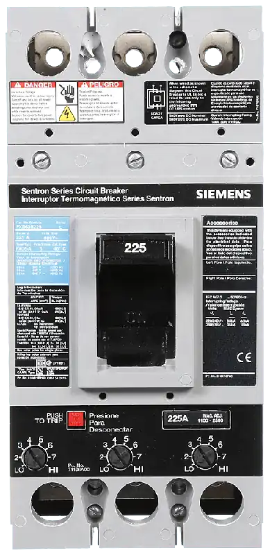 MOTOR CIRCUIT PROTECTOR CIRCUIT BREAKER SIEM5 FXD63B225 3P 225A 600V CB Reduced Price