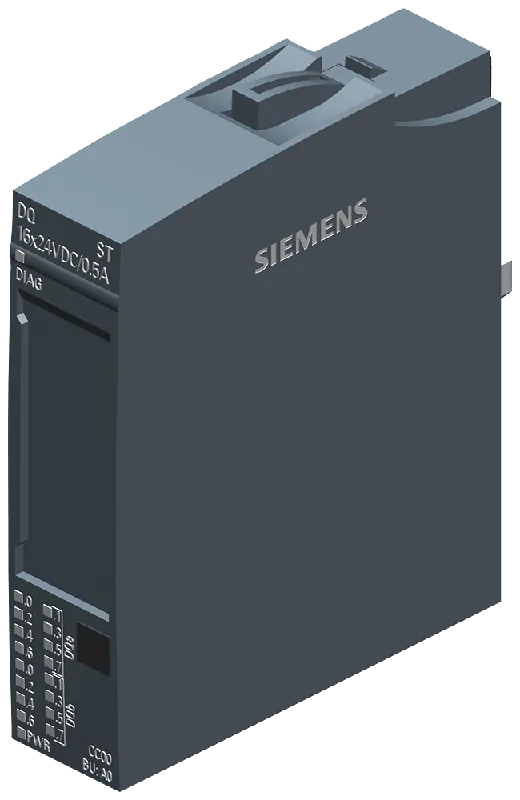Siemens 6ES71326BH010BA0 16-Input 16-Output ET-200SP Digital Output Module 24-Volt DC 60-Milli-Amp 0.5-Amp Output 15-mm x 58-mm x 73-mm Simatic Flash Sale