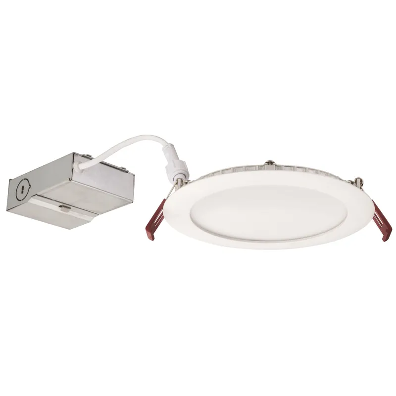 Clearance Lithonia Lighting WF6-LED-40K-MVOLT-MW-M6 Dimmable 6-Inch Wafer Thin New Construction LED Remodel Recessed Down Light Round 120 - 277-Volt AC 80 CR