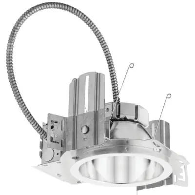 Trusted Brand Lithonia Lighting LDN6-40/20-MVOLT-EZ10-WL-HSG Dimmable Non-IC 6-Inch LDN6 Series New Construction LED Down Light 120 - 277-Volt AC Round 22.6-Watt