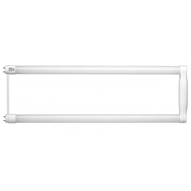 Worldwide Shipping Satco S9932 T8-6 U-Bent U-Bend LED Lamp 2-Pin 2G13 Medium Single Ended Base 15-Watt 1800-Lumens 82 CRI 4000K Cool White