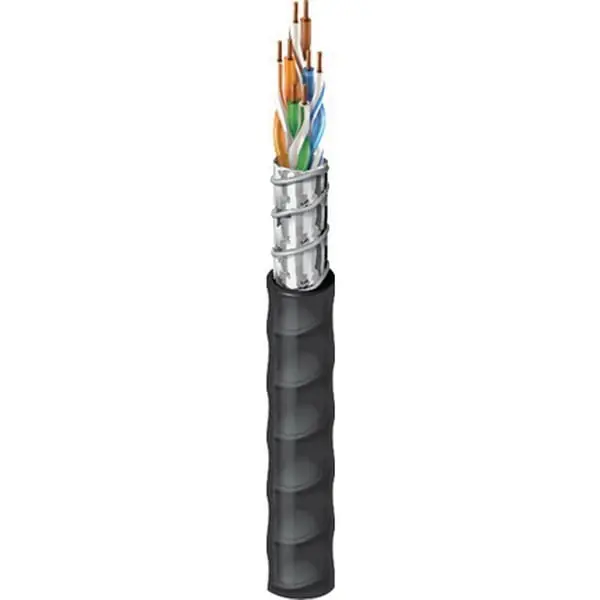 Best Seller Belden 2183P Solid Bare Copper Media Cable 23/8 Black