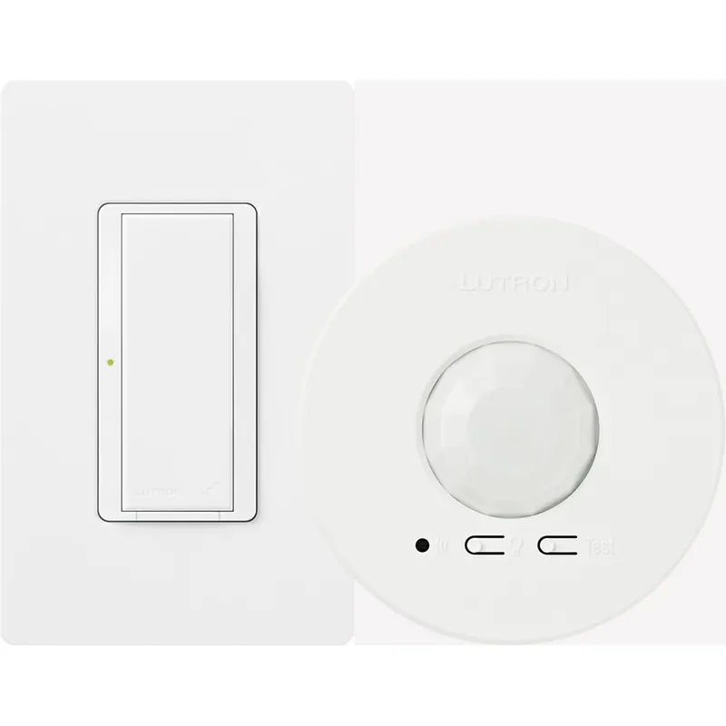 Genuine Lutron MRF2S-1S8A-1OW Energy Retrofit Kit Includes (1) 8-Amp Switch (1) Radio Powr Savr™ Wall Sensor Vive