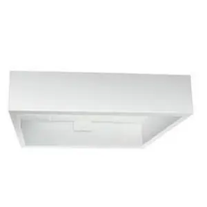 Lithonia Lighting 1X4SMK SMK Series Surface Mount Troffer Kit 4-ft x 1-ft x 5-Inch 20 Gauge Cold Rolled Steel Powder Coated Matte White For EPANL/B Low Price