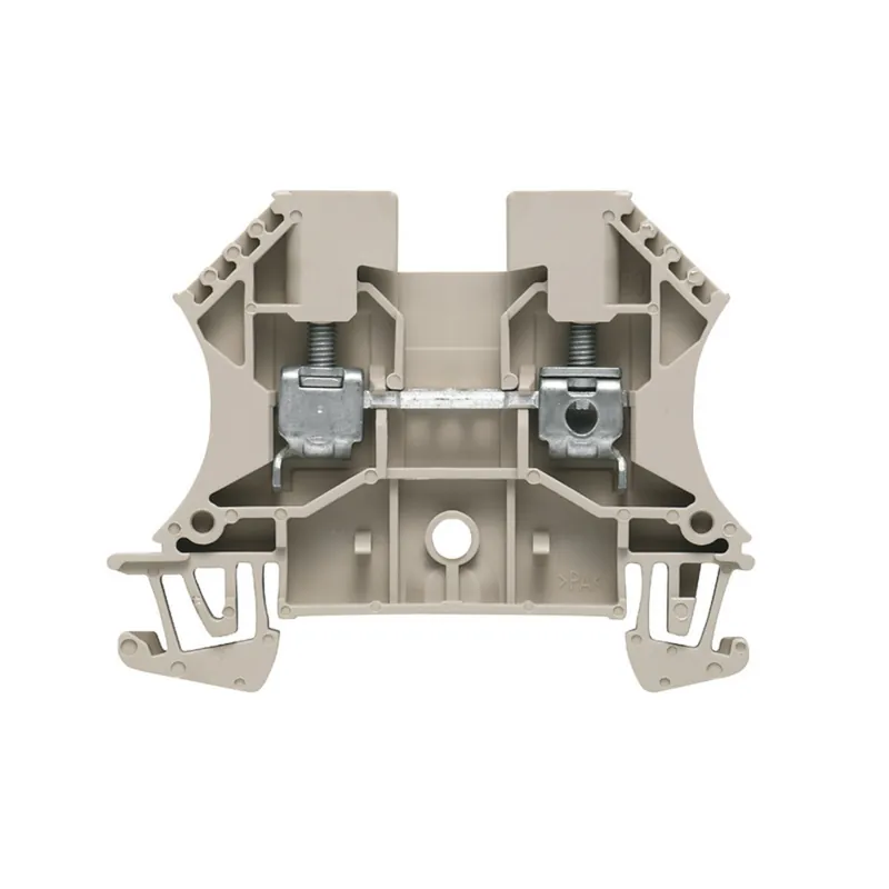 Terminal Block, Feed Through, Dark Beige, 4mm, Screw Connection Express Delivery