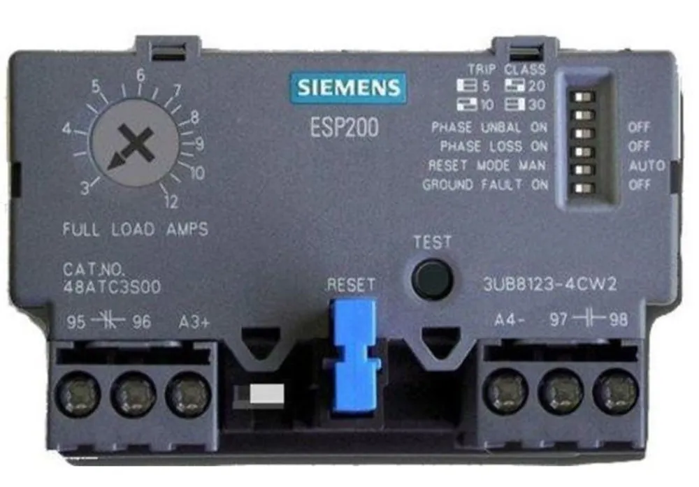 Latest Overload Relay, Solid State, 25-100A, Adjustable, Size B, Class 958, Direct Mount