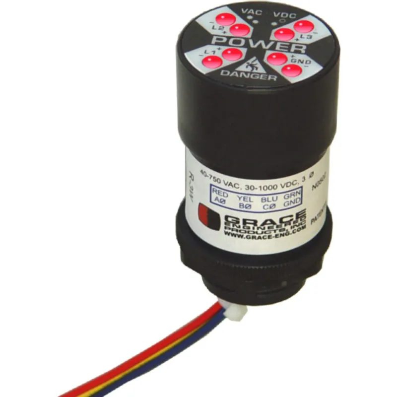 Voltage Indicator, Flashing LED's, 40-750VAC, 30-1000VDC Crafted