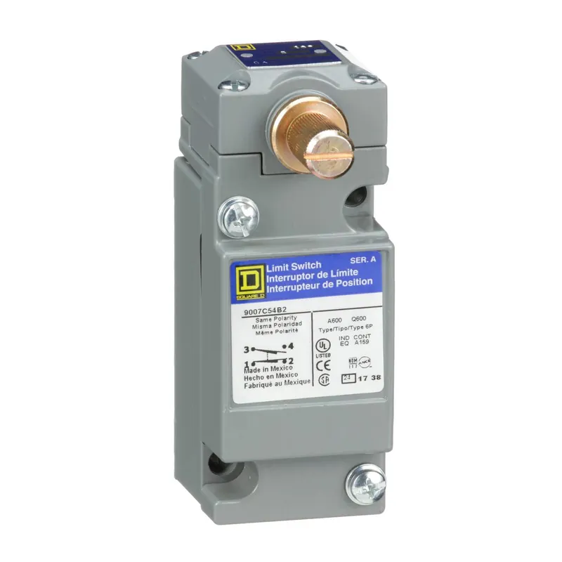 Buy Online Limit Switch, 10A, 600VAC, 2.5A, 600VDC, Side Rotary Head, 1NO/NC