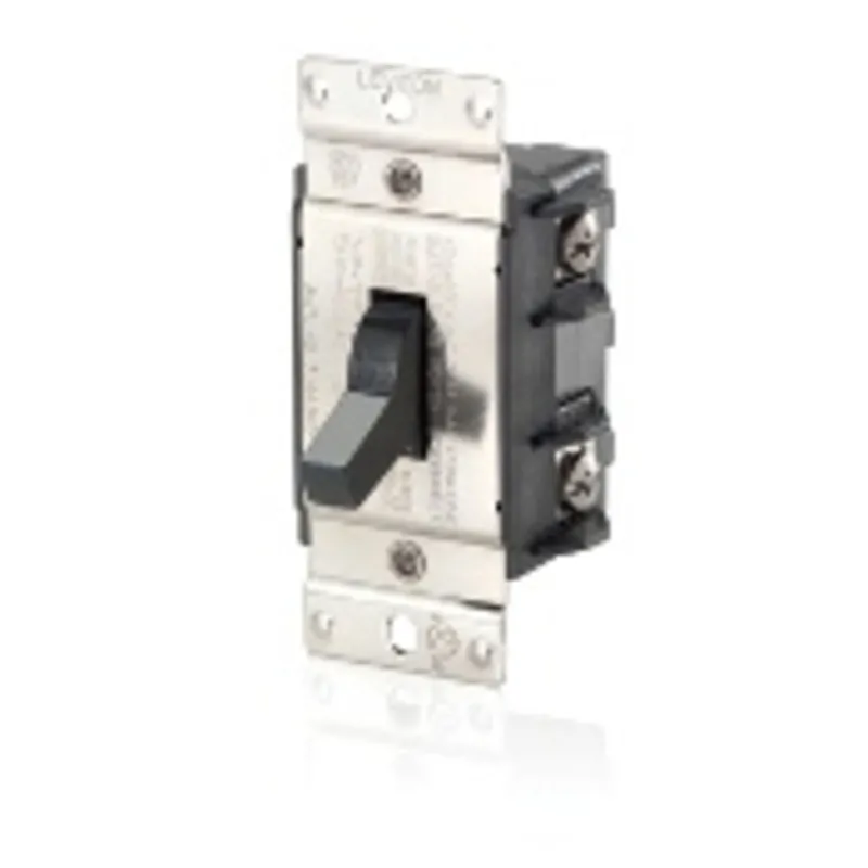 Instant Buy Manual Motor Switch, 40A, 600VAC, Toggle Style, 2P, Black