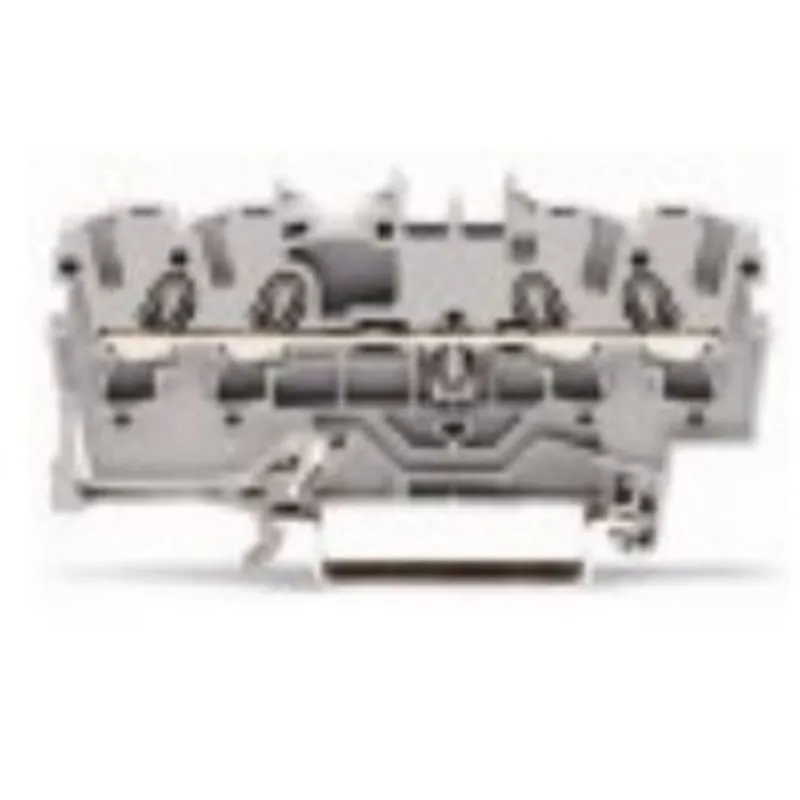 Buy Today Terminal Block, Feed Through, 4 Conductor, 5.2mm, 24A, 550V AC/DC