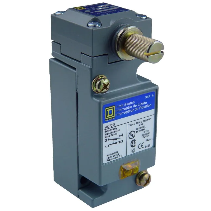 Latest Limit Switch, Side Rotary, Low Differential, 10A, 600VAC, C+ options