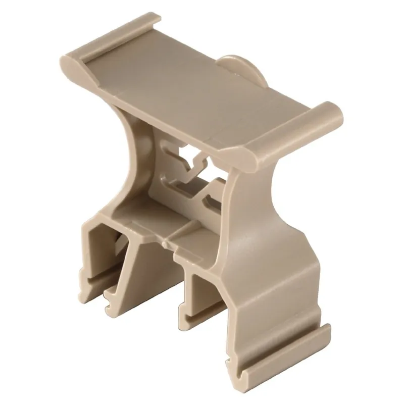 Budget Terminal Block, Marker Carrier, 44.5mm x 19.5mm, Beige