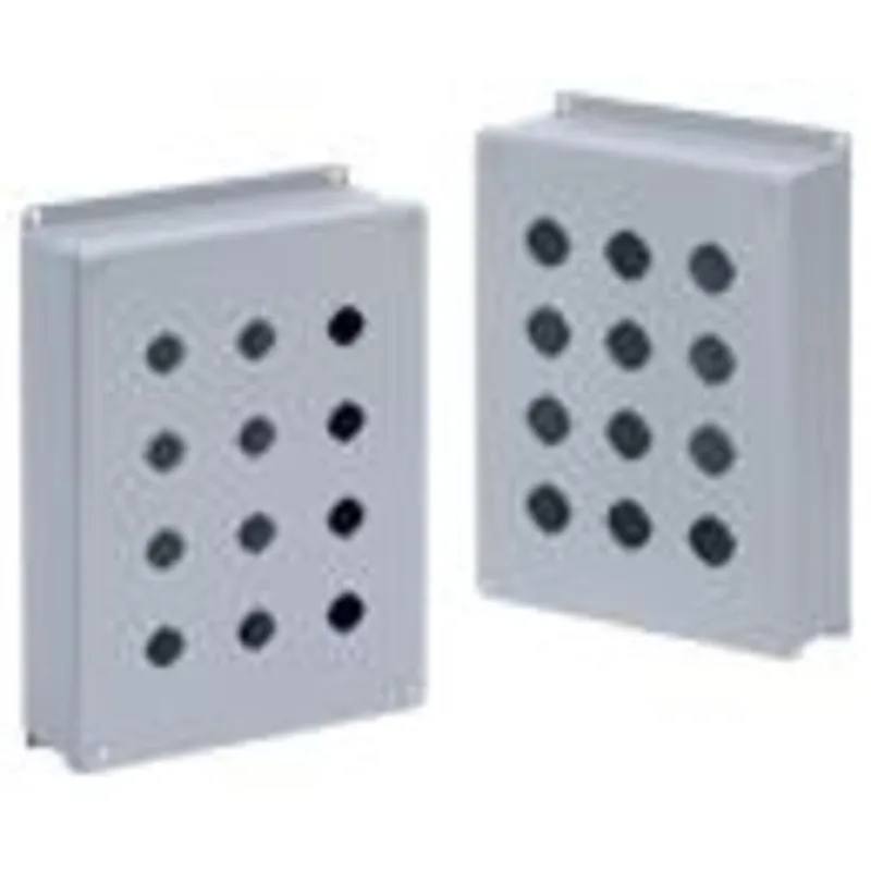 New Arrival Enclosure, Pilot Device, 22.5 mm, 2 Hole, Steel, Type 12/13