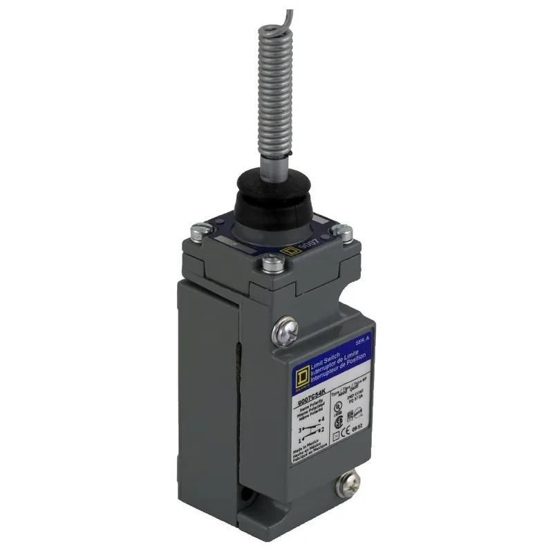Grab Now Limit Switch, Wobble Head, Wire Extension, Multi-Directional, 1PDT
