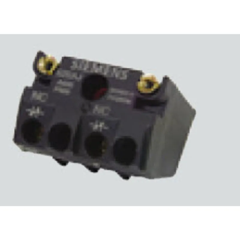 Trending Contact Block, 1NO/1NC, Touchsafe, with Gold Flashing