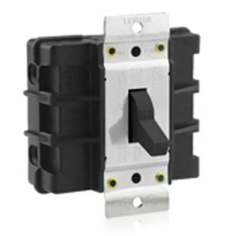 Buy Direct Manual Motor Switch, 60A, 600VAC, Short Toggle Style, 2P, Black